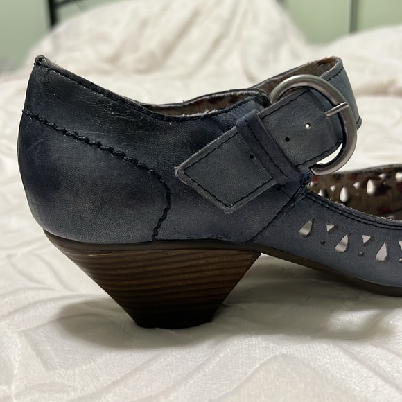 Cobalt Blue Mary Janes - Picture 5 of 12